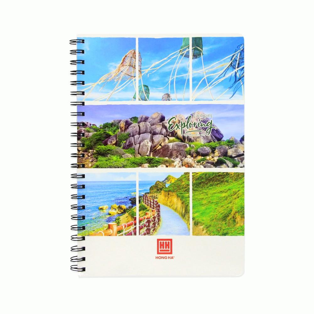 Sổ lò xo 160 trang A4 Hồng Hà Landscape