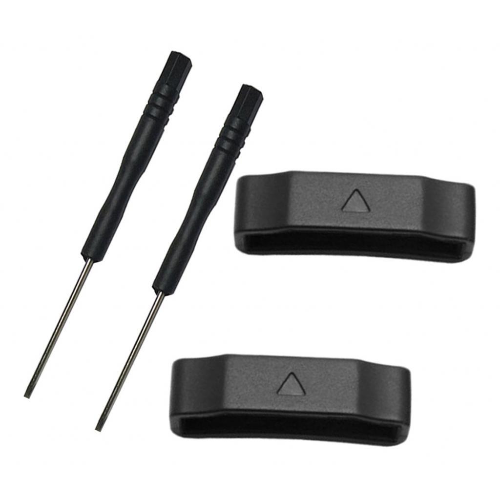 6x Silicone 26mm Watch Fastener Ring Band Loop for Garmin Fenix 3 / HR / 5X