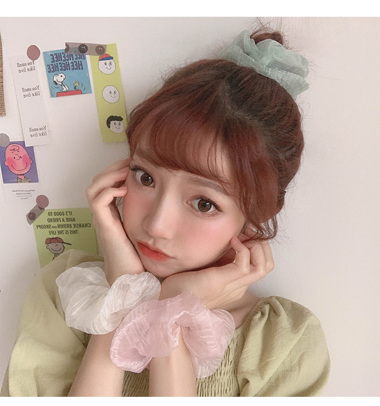 Sét 3 dây buộc tóc nhiều mẫu dễ thương