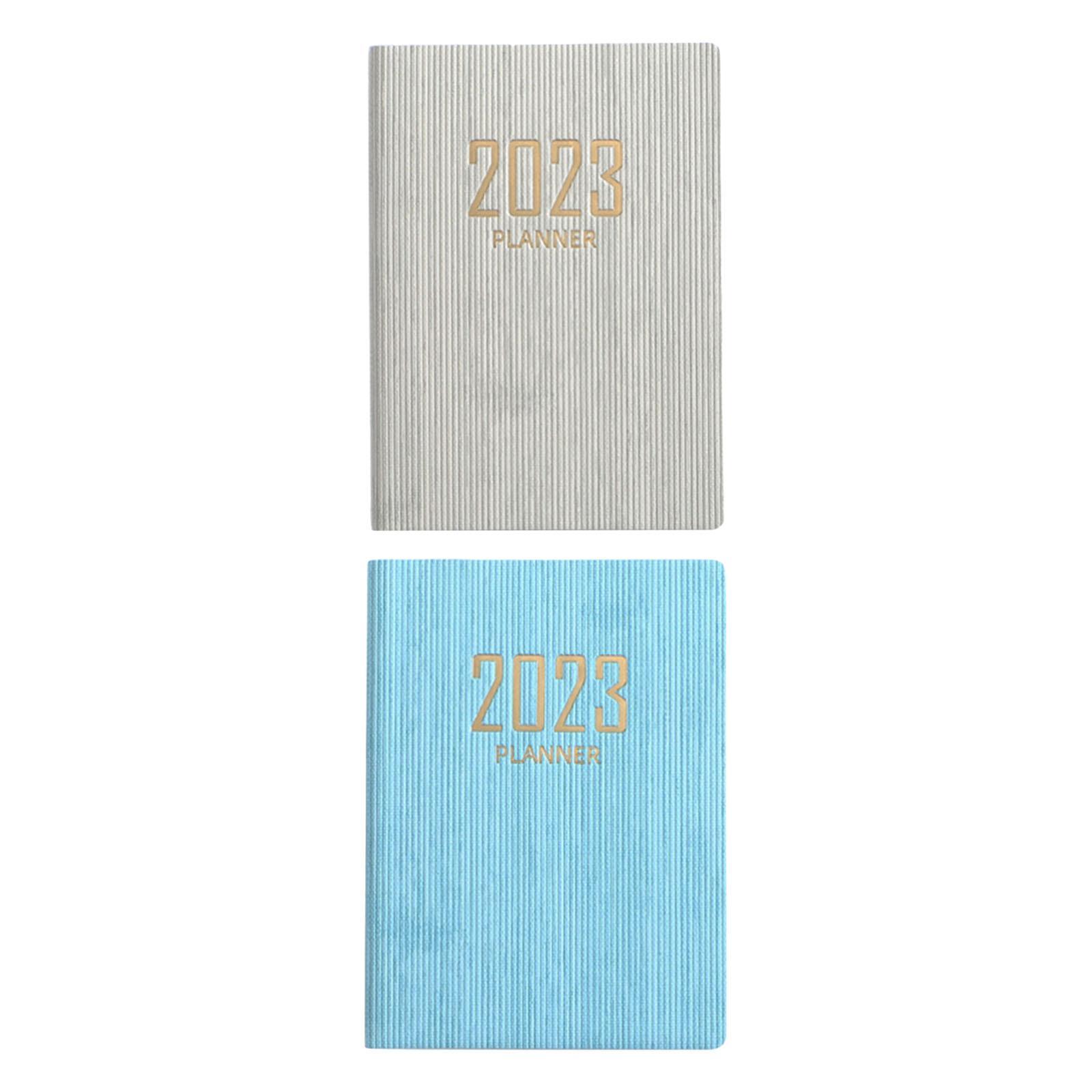 2Pcs Monthly Planner 2023 Journal A7 Notebook Planner Notepads