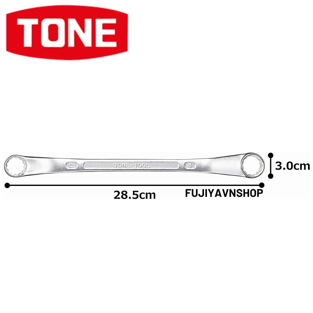 Cờ lê 2 đầu vòng 17mm x 19mm 45 độ Tone HPM45-1719