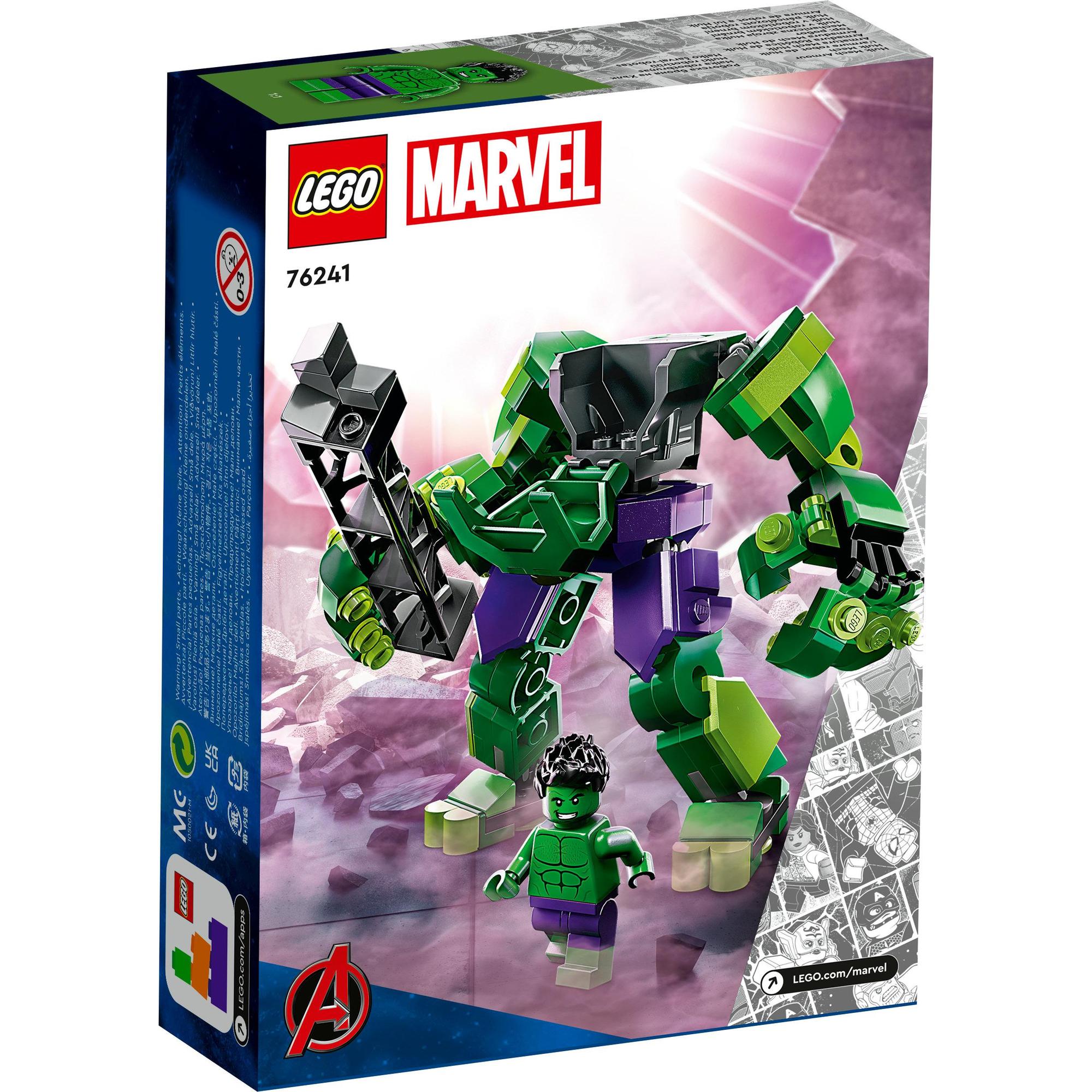 LEGO Superheores 76241 Chiến Giáp Hulk (138 Chi Tiết)