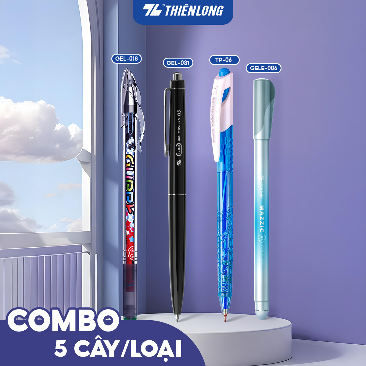 Combo bút viết siêu hời Thiên Long