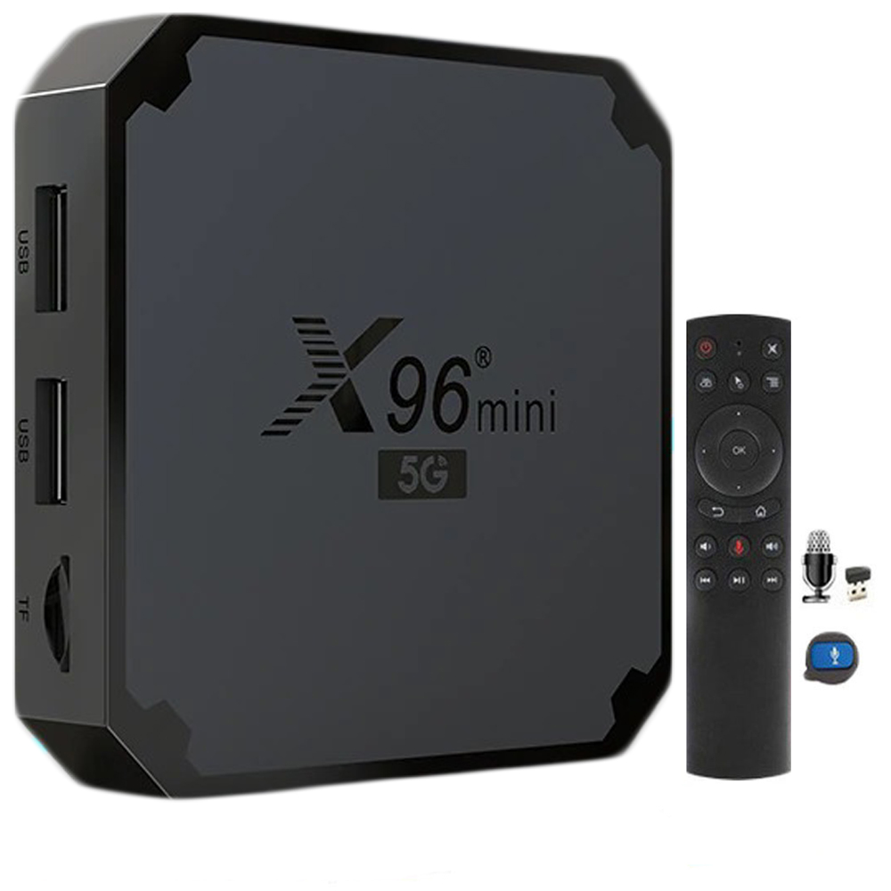 x96 mini 5G có điều khiển giọng nói tiếng việt bluetooth wifi 2 băng tần kép Ram 2G Rom 16G cài sẵn các ứng dụng giải trí miễn phí