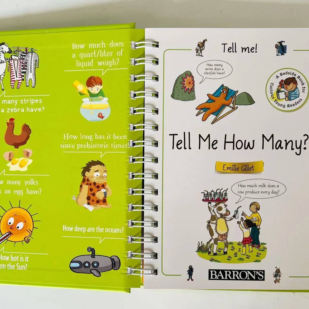 Barron's Tell Me Series - 4 Books + Stickers | Bản Nhập Khẩu