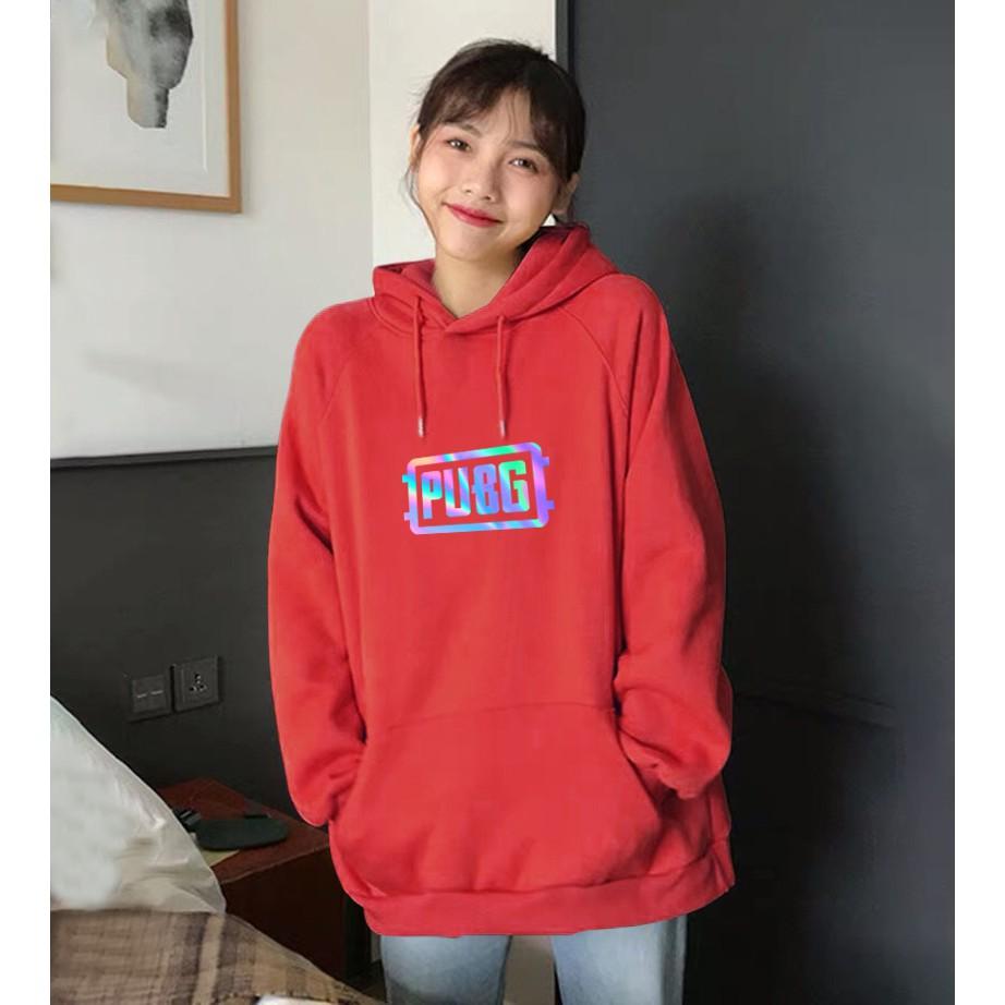 Áo hoodie Unisex dạ quang - Áo khoác nỉ phản quang họa tiết PUBG in cao cấp