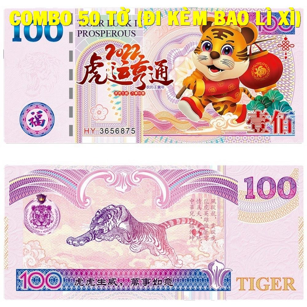Set 50 tờ - Tiền hình Cọp Đài Loan độc đáo, chú Cọp kute , quà ...