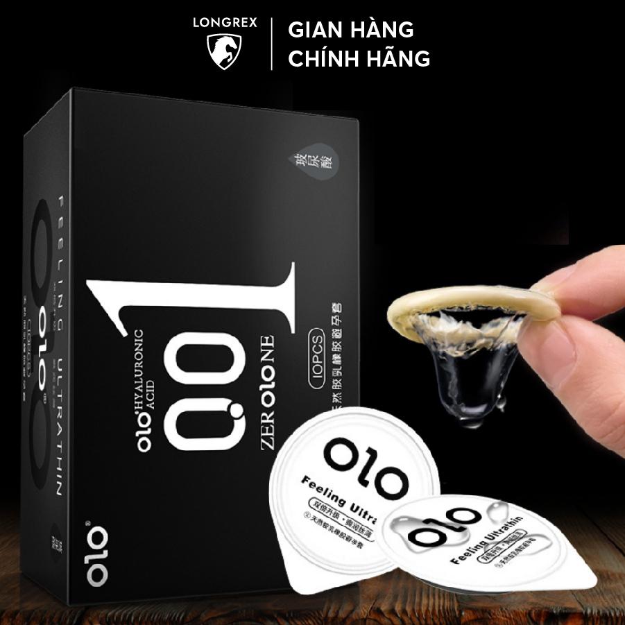 Bao cao su Longrex Ultrathin siêu mỏng cao cấp, nhiều gel bôi trơn, gốc nước size 52mm LR06