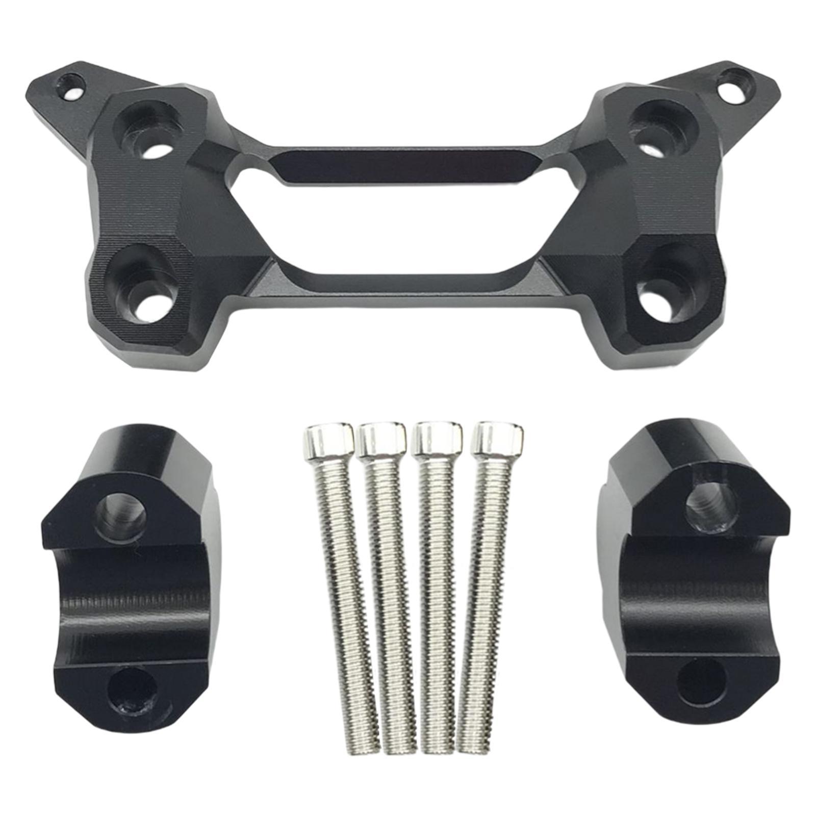 Motorcycle Handlebar Riser Kit with Screws Clamp Mount Adapter for   650