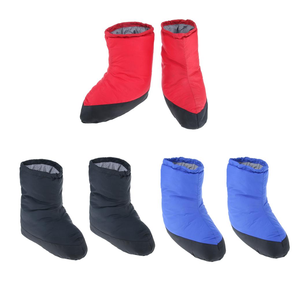 Outdoor Thermal Snow Gaiters Feet Shoes Cover Duck Down Slippers Boots