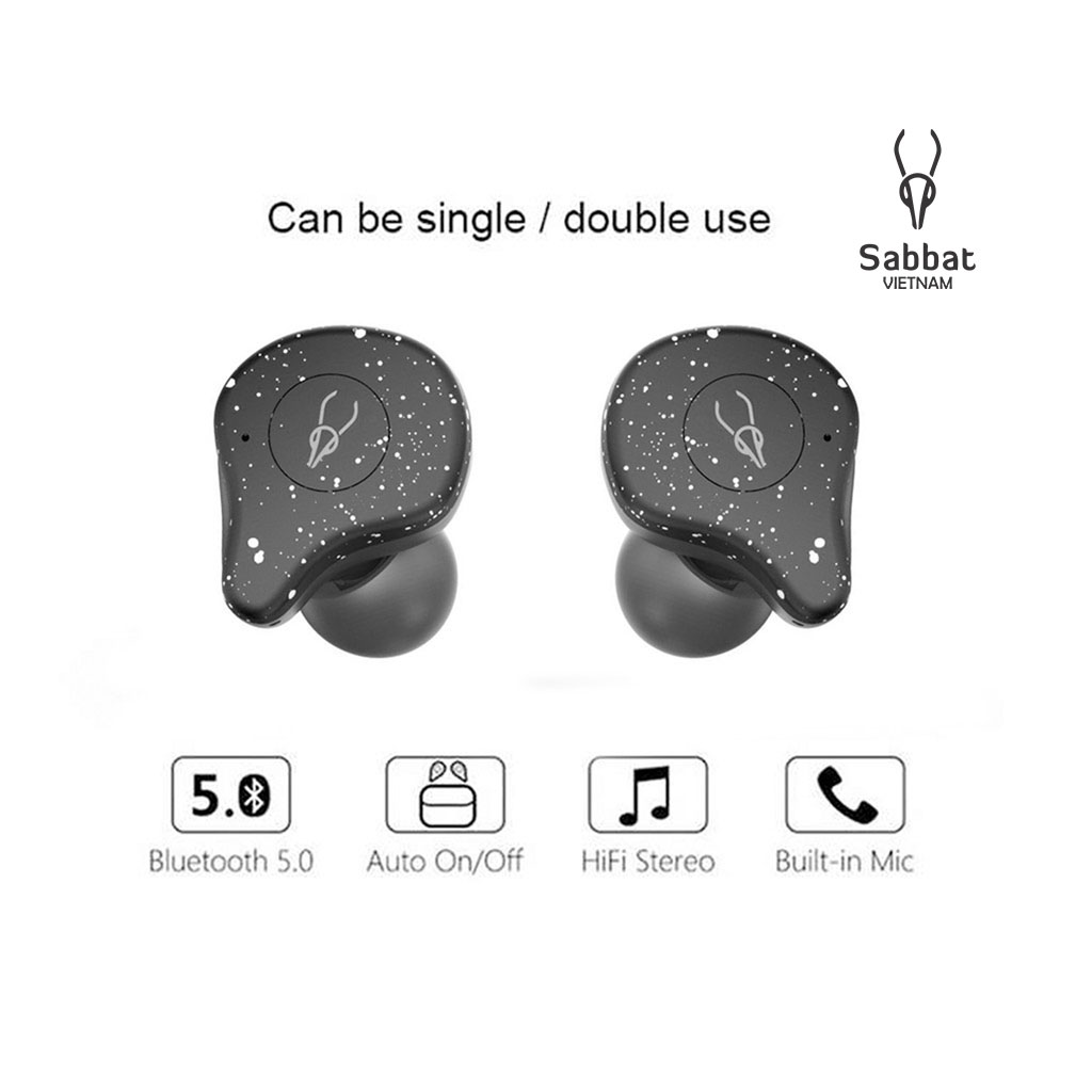 Tai nghe bluetooth Sabbat E12 ultra phiên bản Snow white - Hàng chính hãng