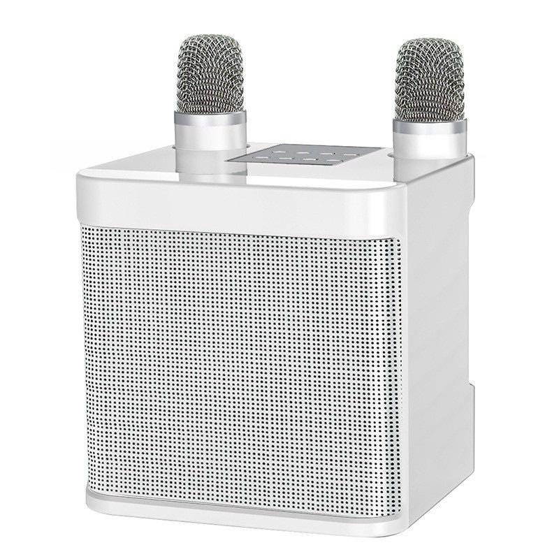 Loa Karaoke Bluetooth YS 203 Kèm 2 Micro Không Dây, Âm Thanh Siêu Hay, Thiết Kế Sang Trọng Nhỏ Gọn Tiện Lợi, Dễ Sử Dụng