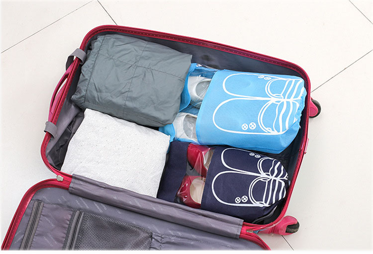 Combo 5 Túi Đựng Giày Dép Túi Xách Chất Liệu Vải Không Dệt Có Dây Rút THAFA Size Lớn