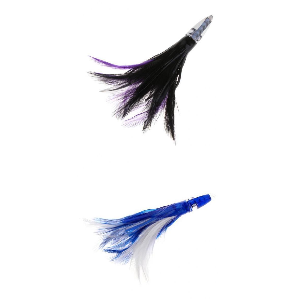 2 Pieces Fishing Lures Squid Octopus Skirts Lure Soft Baits Crankbaits