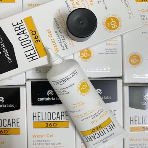 Kem Chống Nắng Heliocare 360 Water Gel Spf50+ 50ml - Không cay mắt, kháng nước, bảo vệ vượt trội