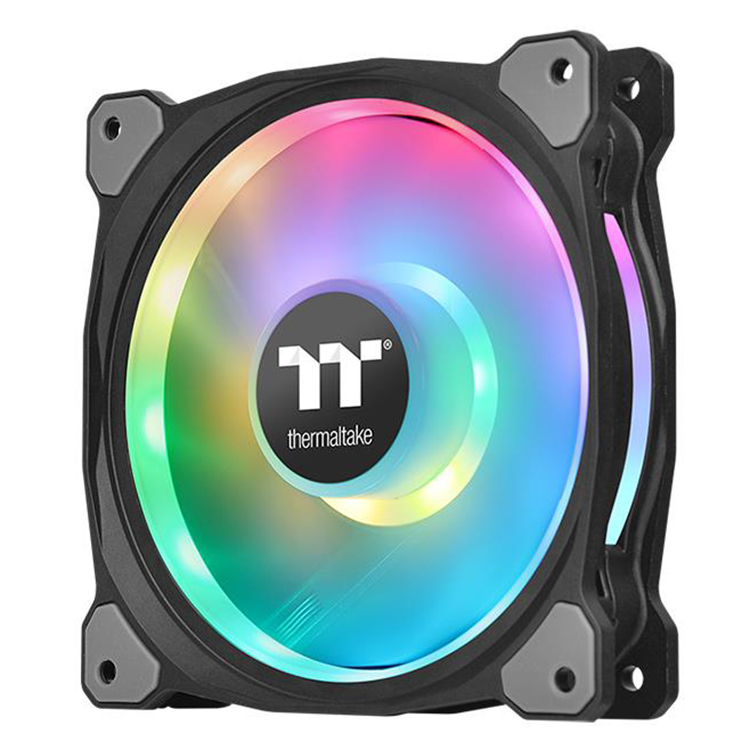 Bộ 3 Quạt Tản Nhiệt Thermaltake Riing Duo 12 RGB (3-Fan Pack) CL-F073-PL12SW-A - Hàng Chính Hãng