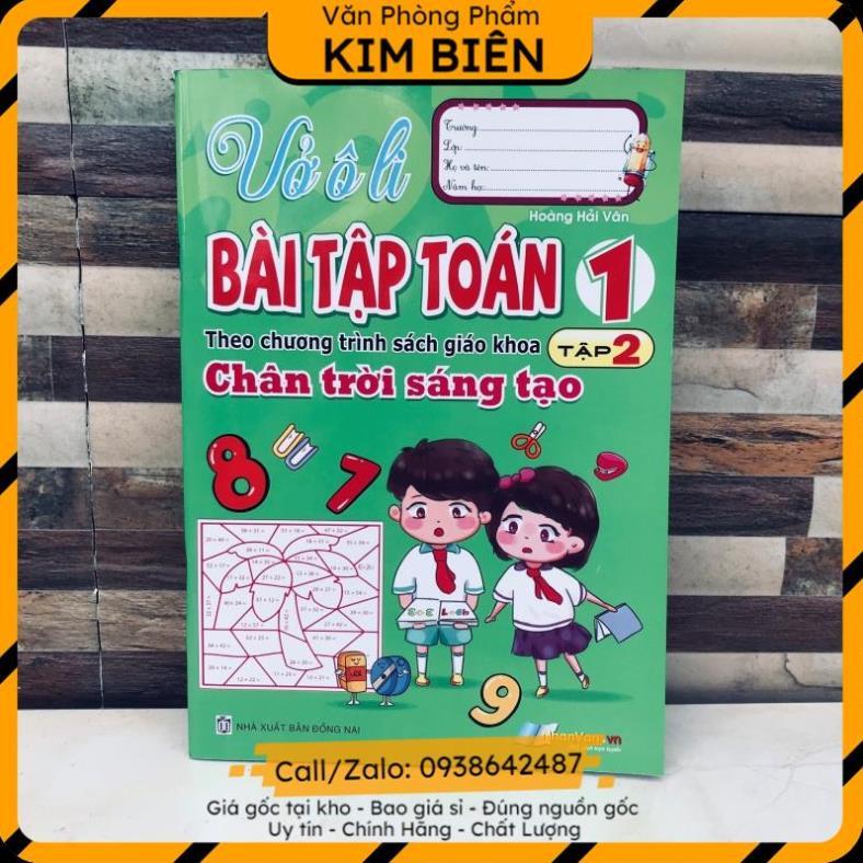 ️sỉ vpp,sẵn hàng️ Vở o ly bài tập toán lớp 1 theo chân trời sáng tạo - VPP Kim Biên