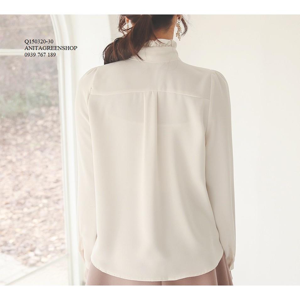 Q150320 ÁO SƠ MI VOAN DÀI TAY
