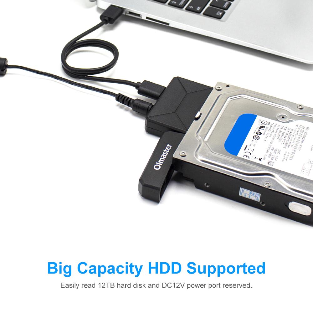 Bộ chuyển đổi hộp ổ cứng OImaster EB-0001BU3 2,5 "/3,5" SATA I / II / III sang USB3.0 cho SSD HDD