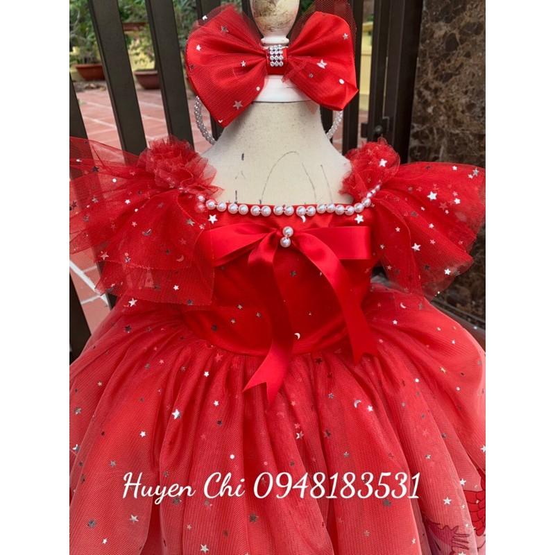 Đầm họa tiết ngựa pony xinh yêu cho bé