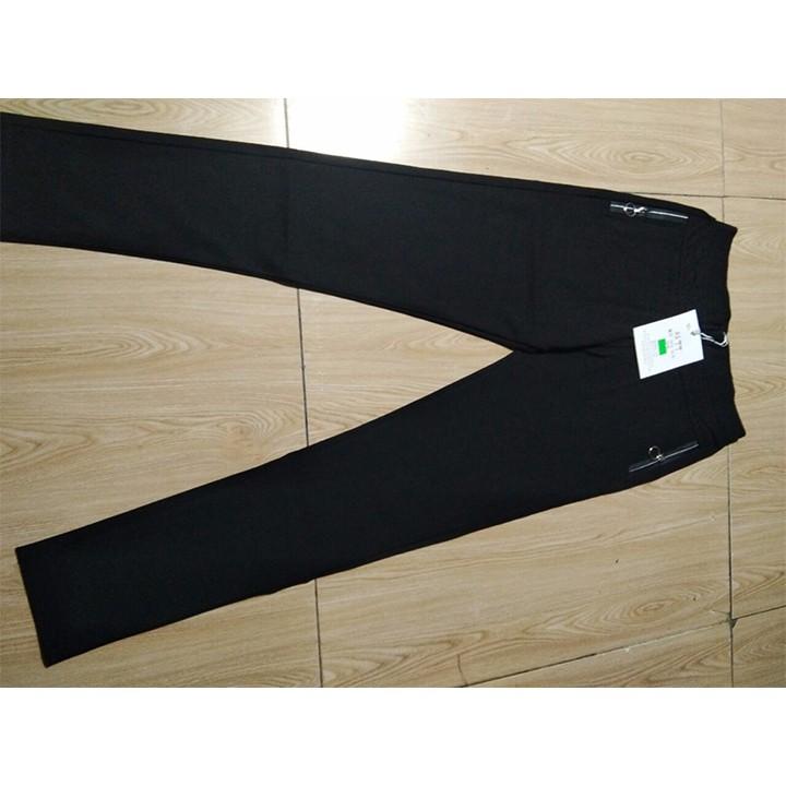 Quần legging umi Hàn khóa sườn 2 túi sau mã 5121