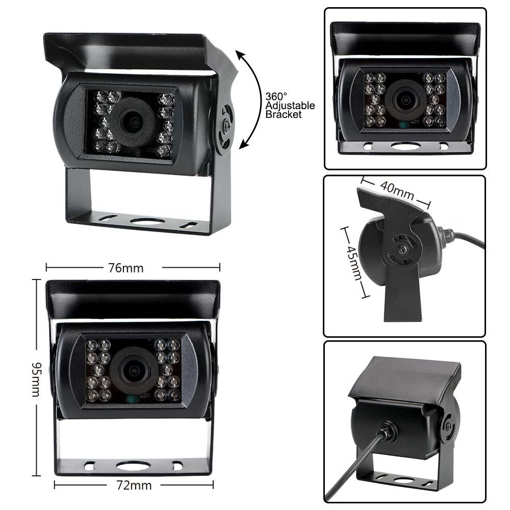Camera gắn đuôi xe hơi có tầm nhìn đêm tiện dụng