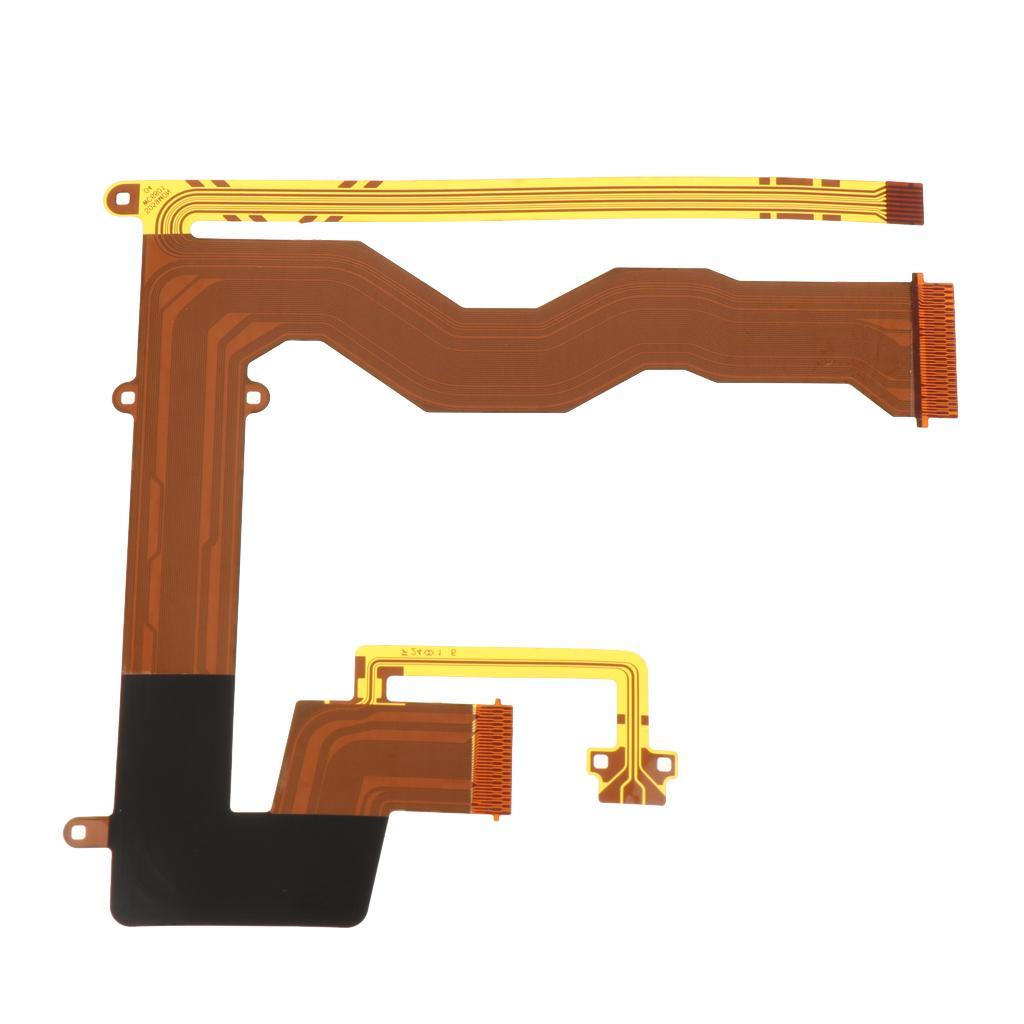2x Cameras LCD Screen Display Flex Cable Replacement Compatible for Olympus