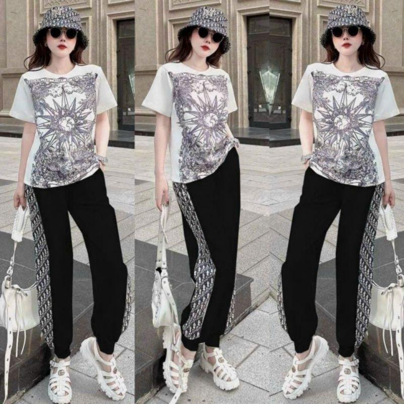 Sét đồ bộ nữ cao cấp in họa tiết độc lạ mẫu mới bao đẹp có bigsize, đô bộ mặc đi chơi, bộ đồ mặc ở nhà xinh xắn