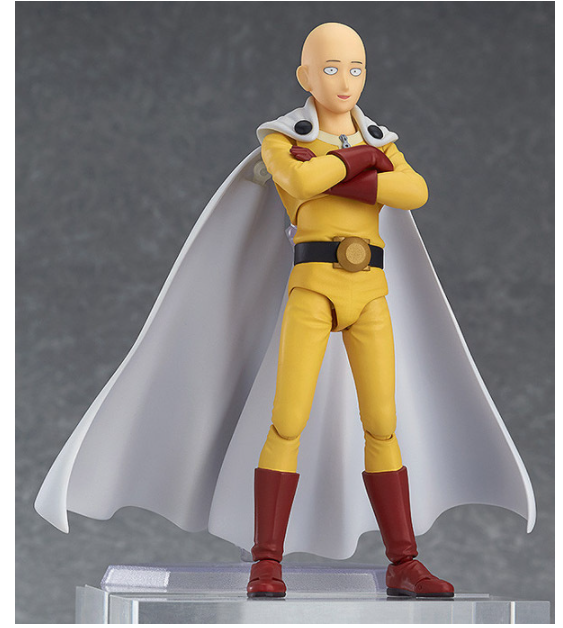 Mô hình khớp nhân vật Saitama One punch man có 3 mặt 15cm