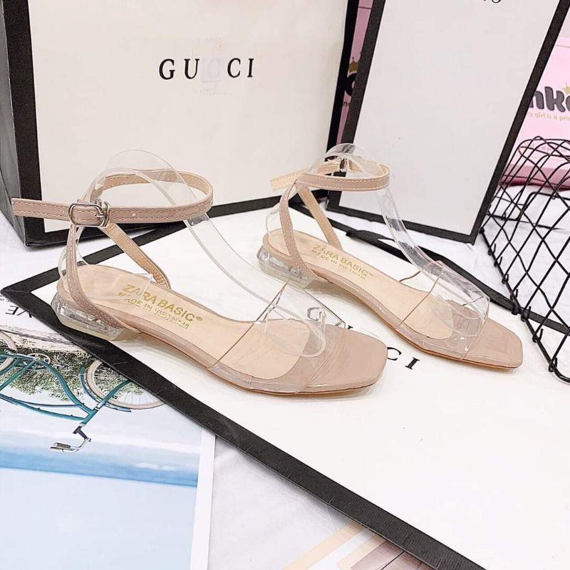 Giày sandal đế siêu êm mùa hè hai quay khóa hàn quốc 2019