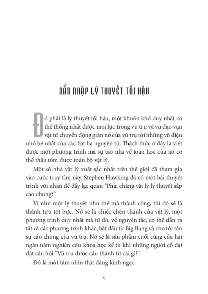 Khoa Học Khám Phá - Phương Trình Của Chúa - Cuộc Truy Tìm Lý Thuyết Của Vạn Vật _TRE