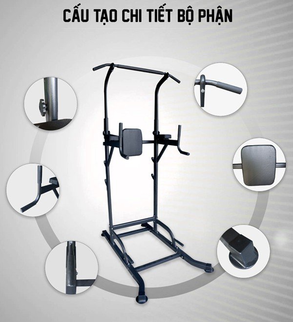 XÀ ĐƠN T056 chuyên dùng cho bài tập xà đơn, xà kép tại nhà ngoài ra kết hợp bài tập hít đất