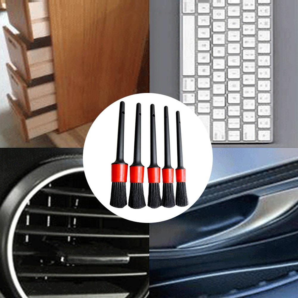 Bộ 5 bàn chải mềm làm sạch bánh xe hơi ven