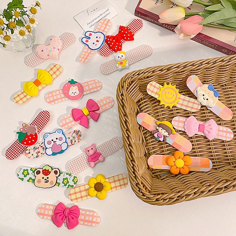 Set 3 Băng Đô Dán Tóc Cho Bé Gái(Túi PPF/Loại Ngắn)
