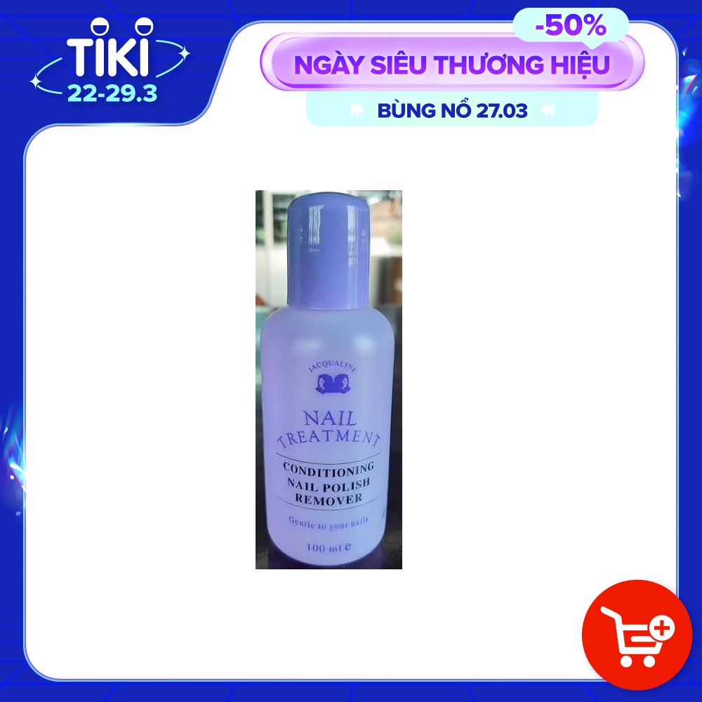 Nước Rửa Móng Tay Jacqualine 100ml (Tím)