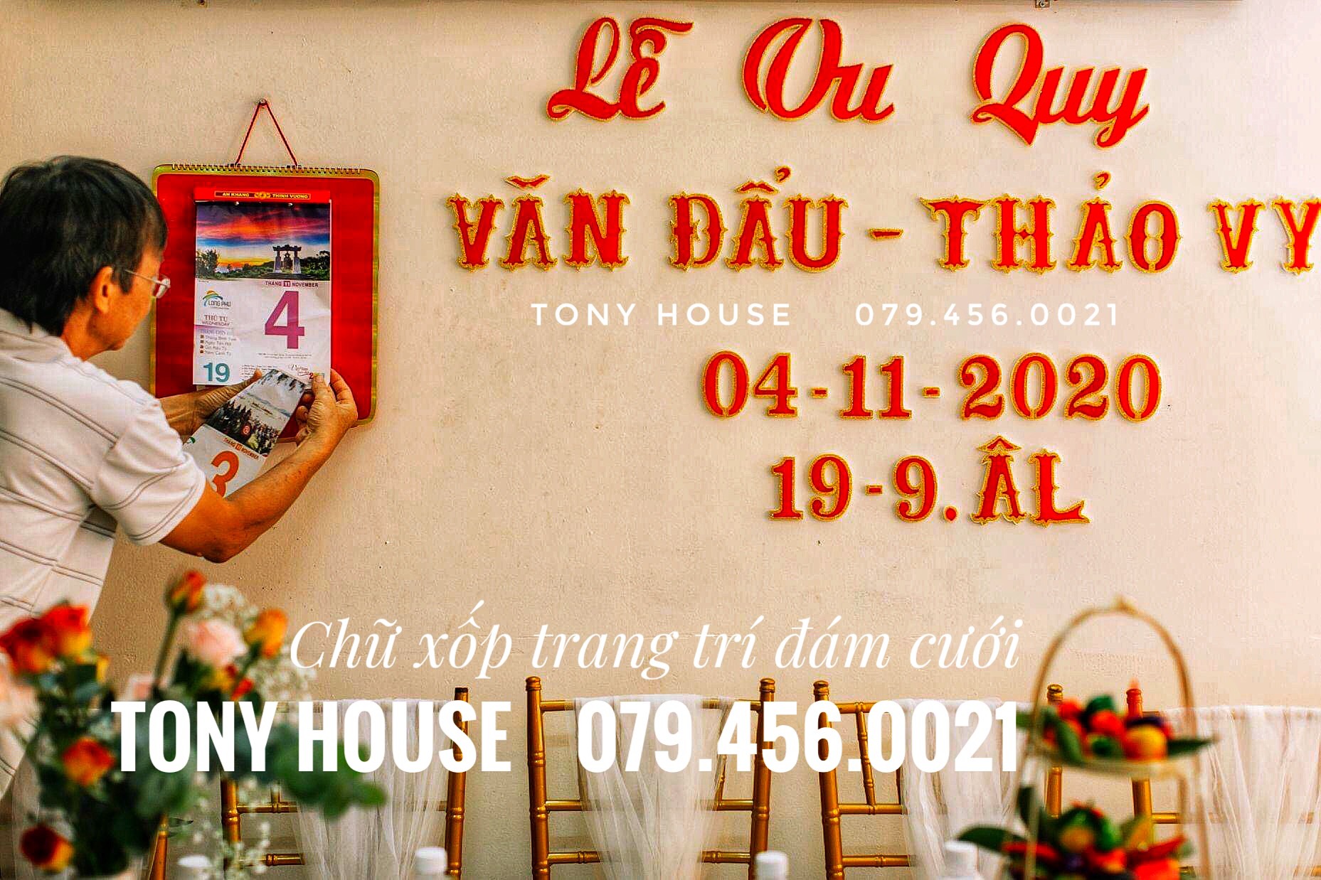 Bộ chữ xốp ghép tên cô dâu chú rể - chữ xốp sinh nhật - HÀNG CÓ SẴN - TONYHOUSEWEDDING