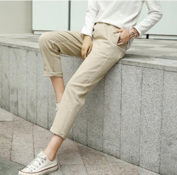 Quần kaki basic pants unisex cực chất - Màu Be