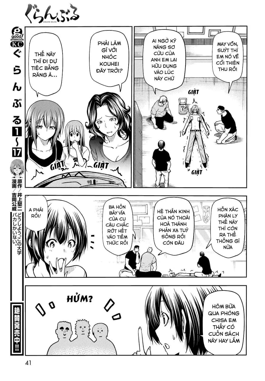 cô gái thích lặn - grand blue chapter 73 5