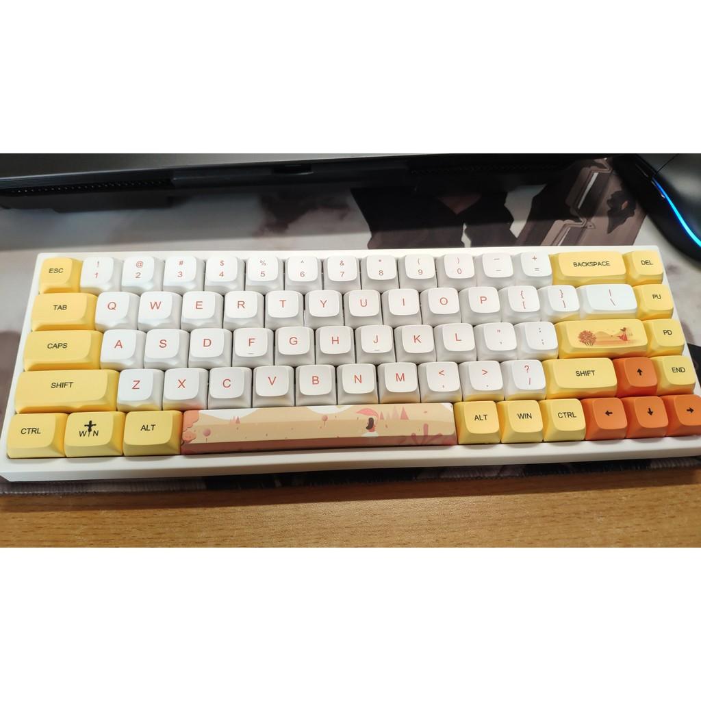 KeyCap PBT XDA AUTUMN EZPC 129 Phím Cho Bàn Phím Cơ