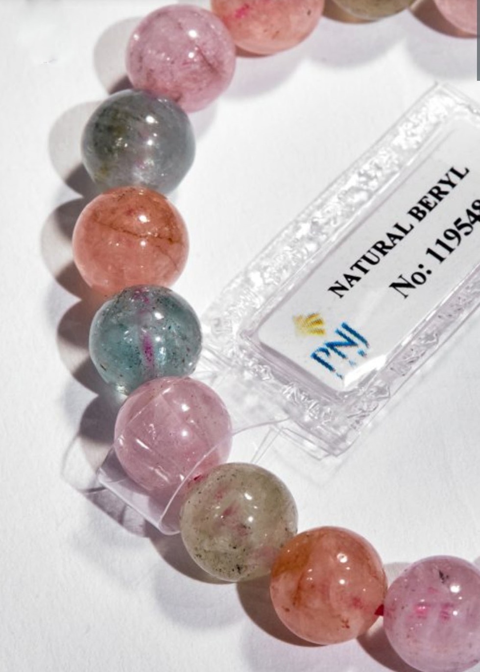Gembank Lắc Tay Beryl 9MM Kèm Giấy Kiểm Định PNJ