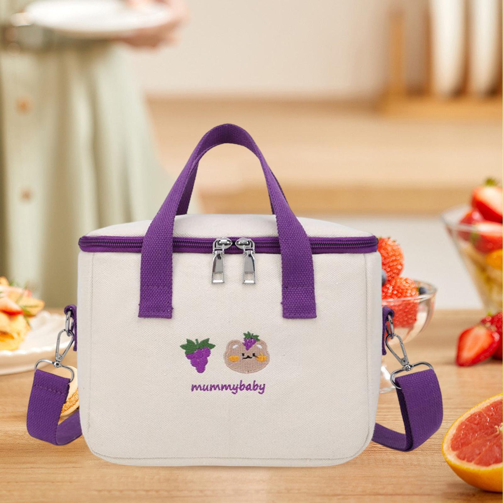 Portable lunch Storage Bag Insulated Lunch Box Keep Warm for Camping Children Adults