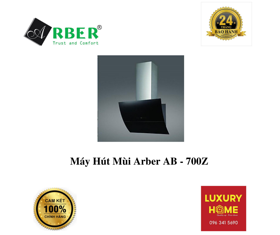 Máy Hút Mùi Arber AB - 700Z - Hàng Chính Hãng