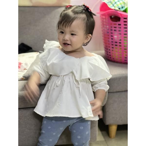 Áo voan A016 cho bé gái size đại lên tới 45kg