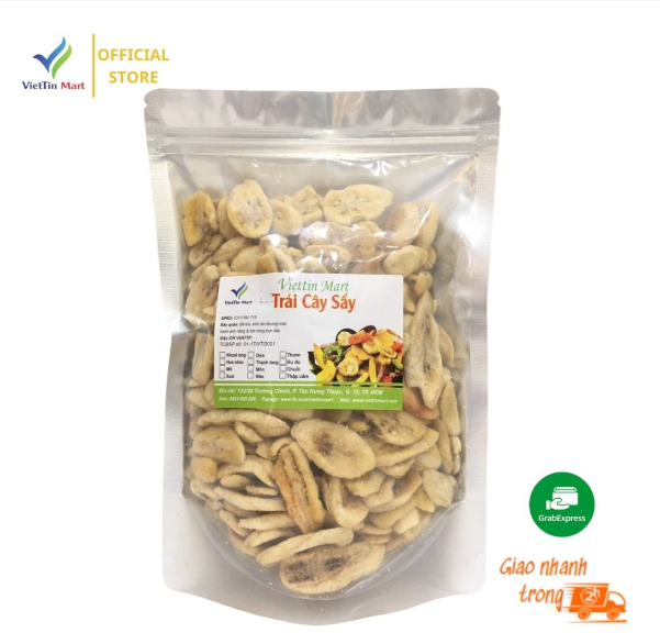 Chuối Sấy Giòn Hàng Vụn Viettin Mart 500g