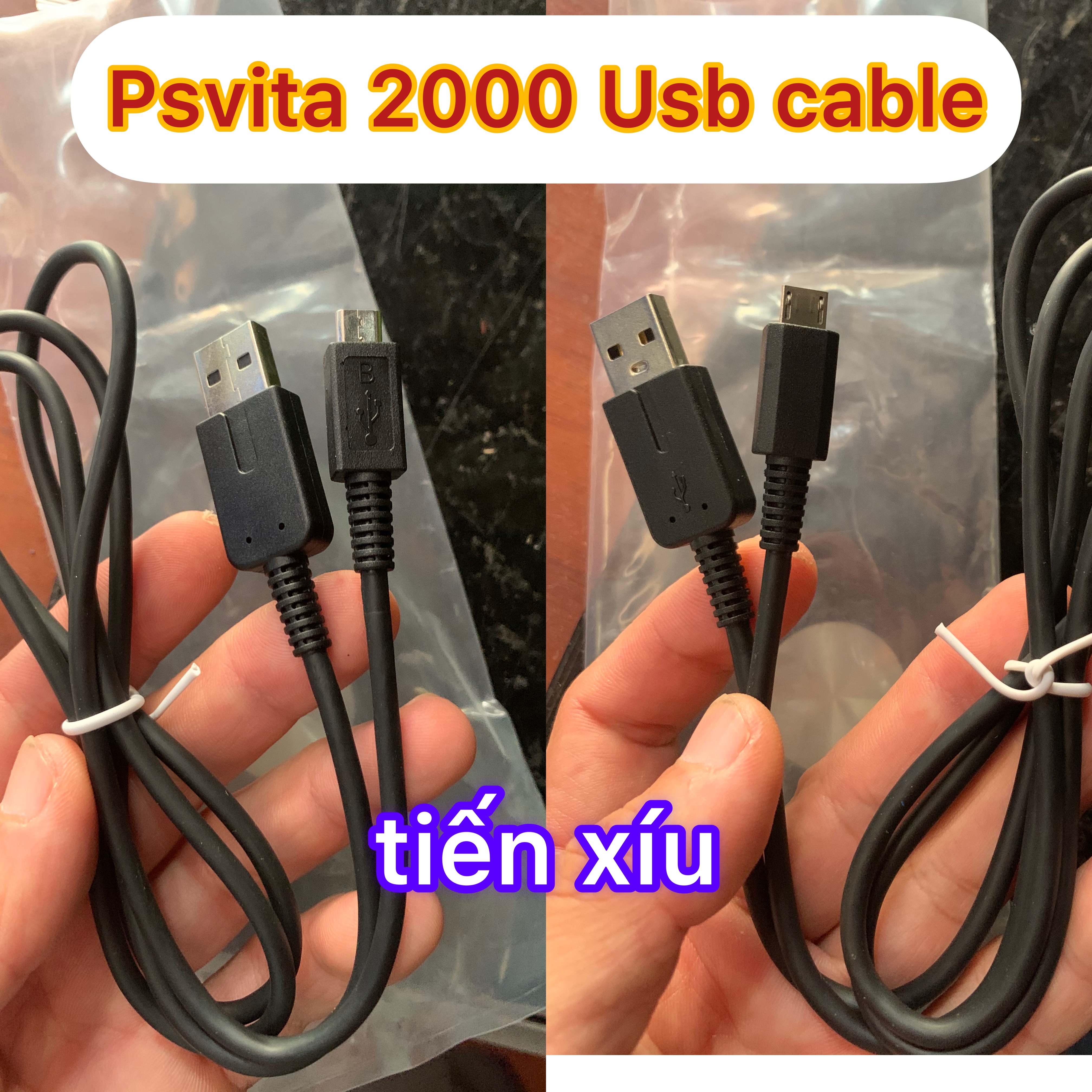 Dây cáp Usb máy Psvita 2000 dây sạc Cable USB máy game psvita2000chính hãng