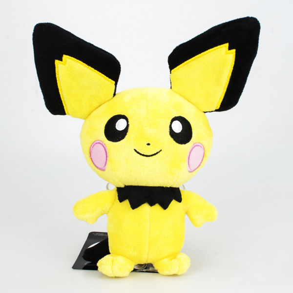 Gấu Bông Pokemon Pichu (35 Cm) Gb09 (Màu Vàng Phối Đen) (Tặng 1 Đèn Led 8 Bóng Siêu Sáng Cắm Cổng Usb)