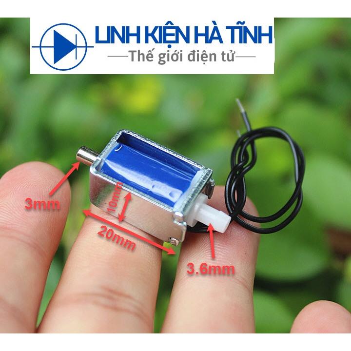 Van nước điện tử mini van khí DC12V thường đóng van thông hơi điện van tưới nước van điện từ