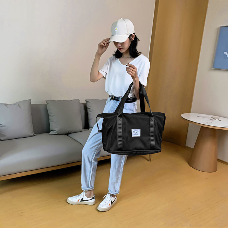 Túi xách du lịch nam nữ đa năng cỡ lớn chống thấm nước có nhiều ngăn đựng đồ tiện dụng