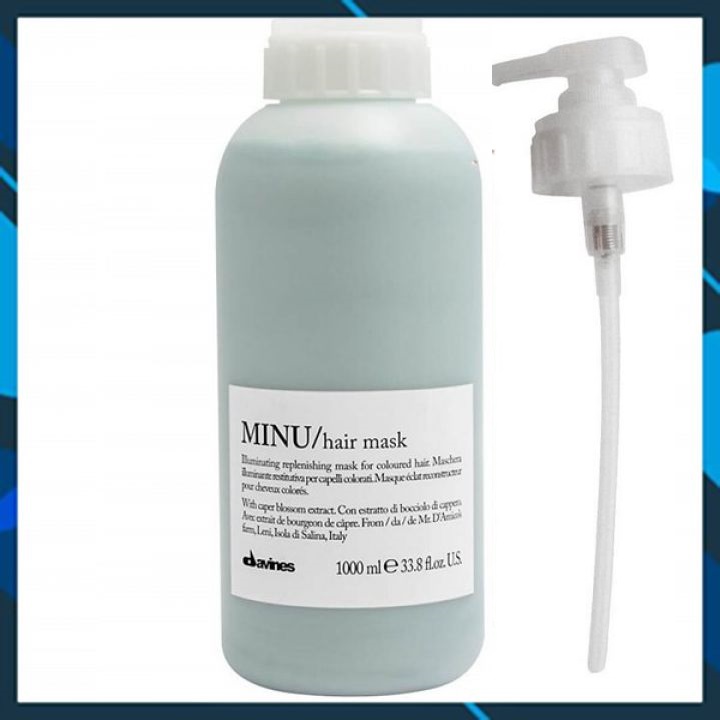 Davines Minu Hair Mask - Mặt nạ giữ màu tóc nhuộm chính hãng Ý 1000ml
