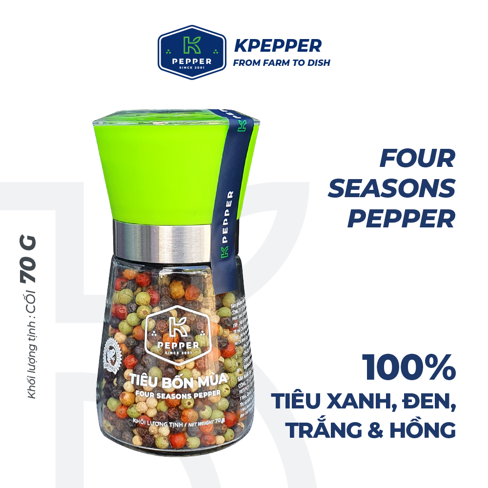 Tiêu bốn mùa K-PEPPER 70g